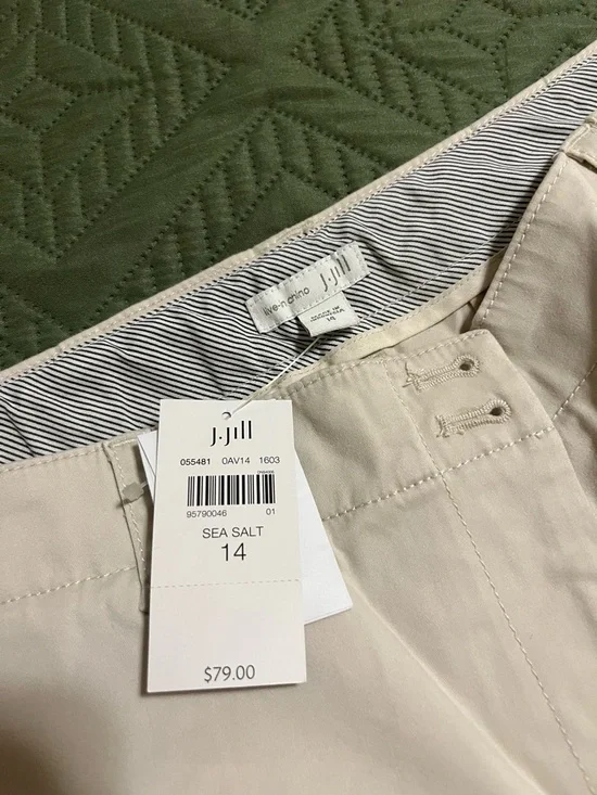 J. Jill Sea Salt Pants in Light Cream - Picture 3 of 4